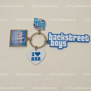 Backstreet Boys Charm Key Chain Ring // Into the Millennium Vegas Residency 2025
